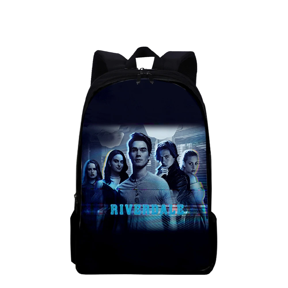 Trendy TV Riverdale Season 5 Student Notebook Backpacks School Bags 3D Print Oxford Waterproof Boys/Girls Laptop Backpacks