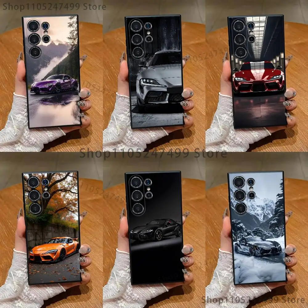 

Cool Car T-ToyotaS GR S-Supra Phone Case For Samsung S 25,24,23,22,30,21,10,9,Ultra,Plus,Lite,FE,4,5 G Black Soft Case