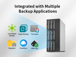 TERRAMASTER T9-423 9-Bay High Performance NAS for SMB with N5105/5095 Quad-core CPU, 8GB DDR4, 2x 2.5GbE Ports (Diskless)