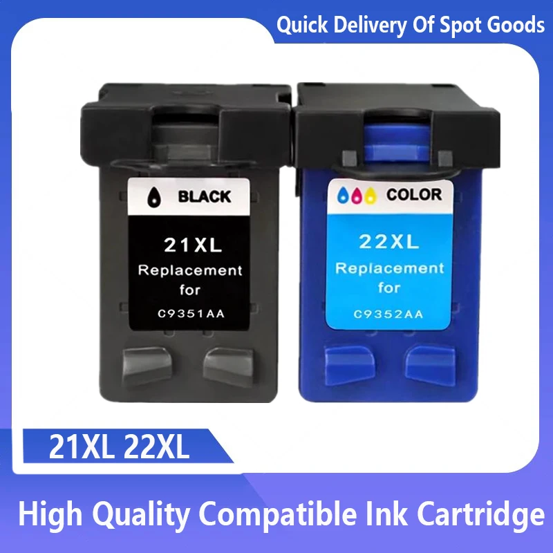 

Compatible Ink Cartridge for HP 21XL 22XL 21 22 XL Replacement For HP21 Deskjet F2180 F2280 F4180 F2200 F380 380 Printer