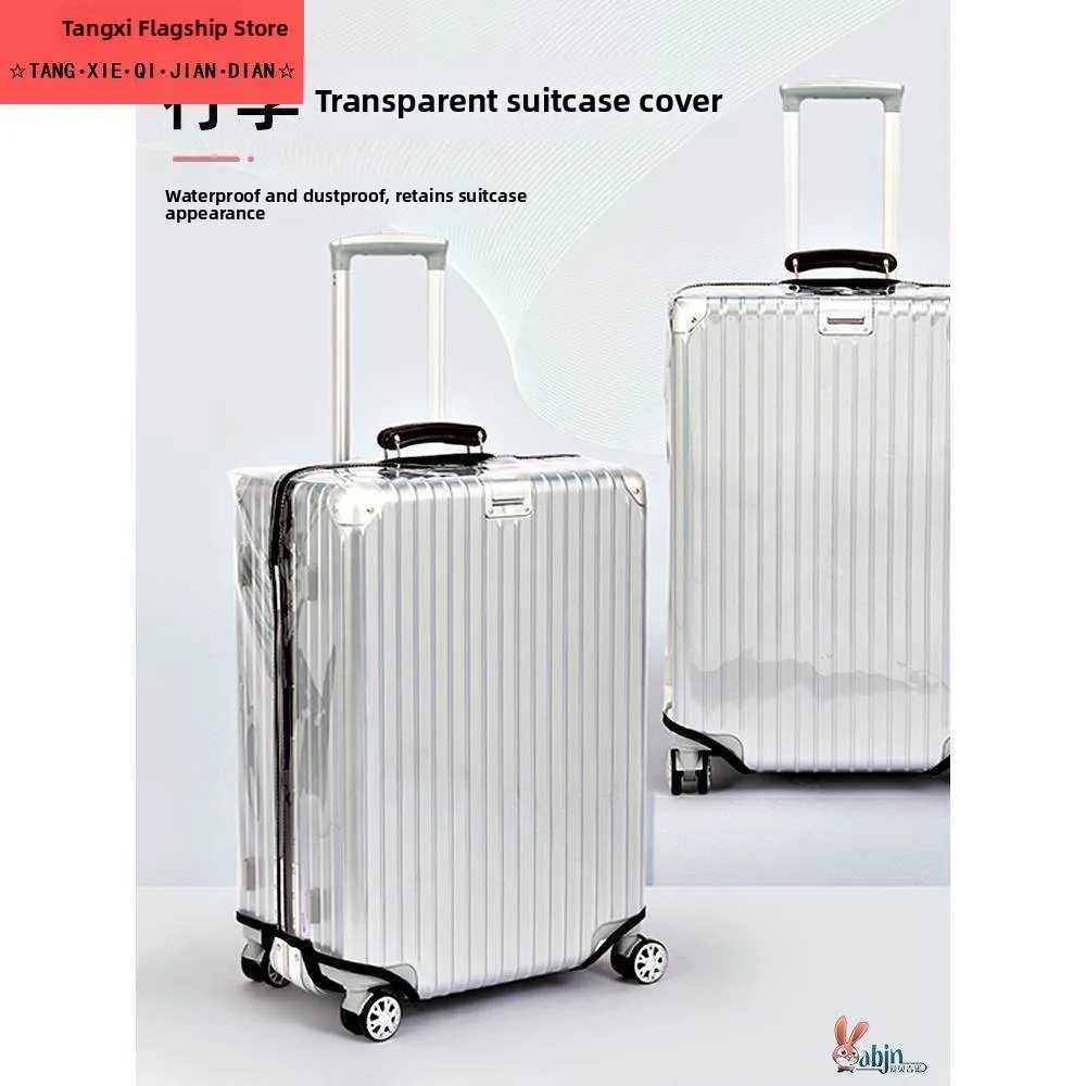 

Transparent PVC 24-Inch Luggage Protection Cover Waterproof Travel Bag Handle Cover Dustproof 20-Inch Cover