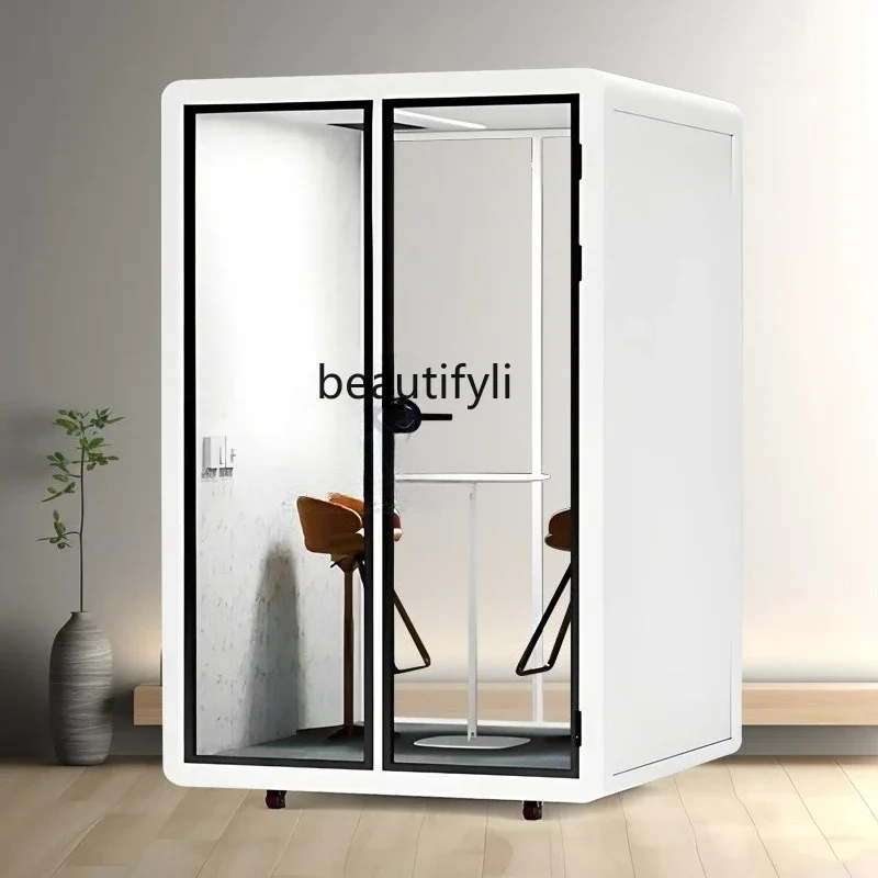 X Soundproof room, silent warehouse, office smart, cabin mobile, recording studio, phone booth.