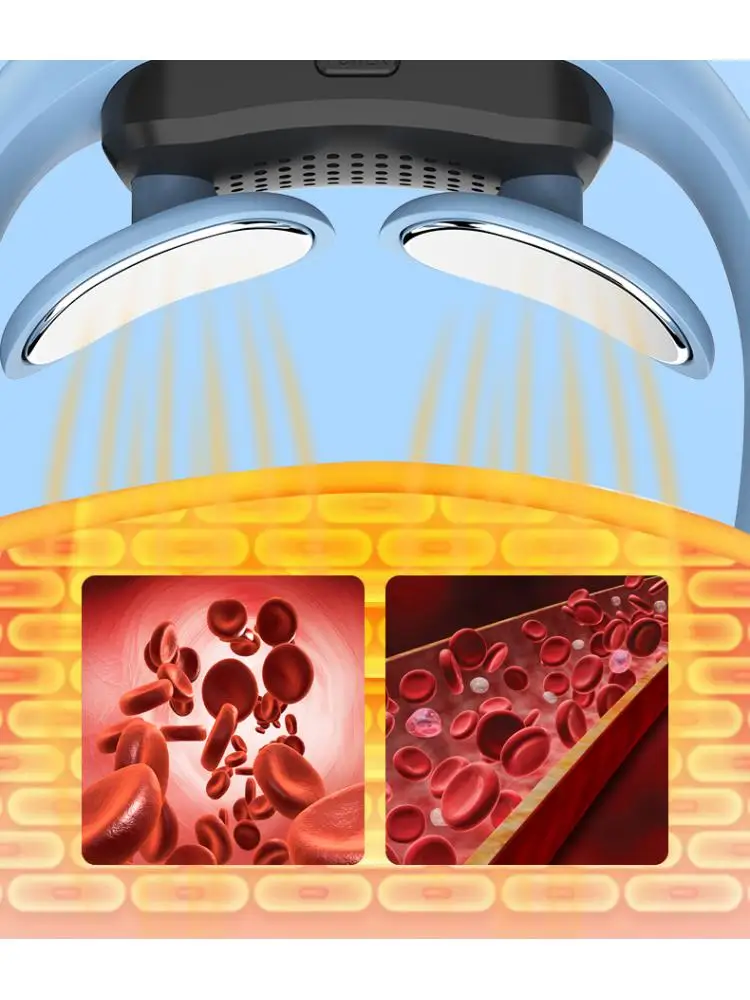 Masajeador eléctrico inteligente para el cuello, herramienta De relajación para masaje en el hogar