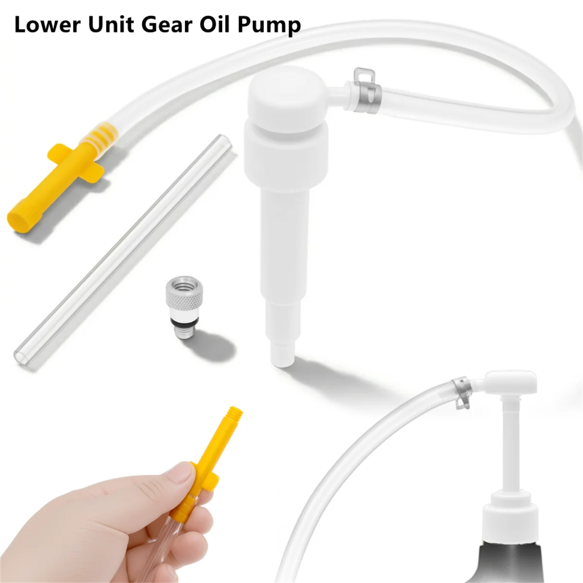 

Transfer Pump for Auto Transmission Gasoline Differential Fluid Fuel Oil Diesel Hand Siphon Pump Liquid Syphon Manually Pressing