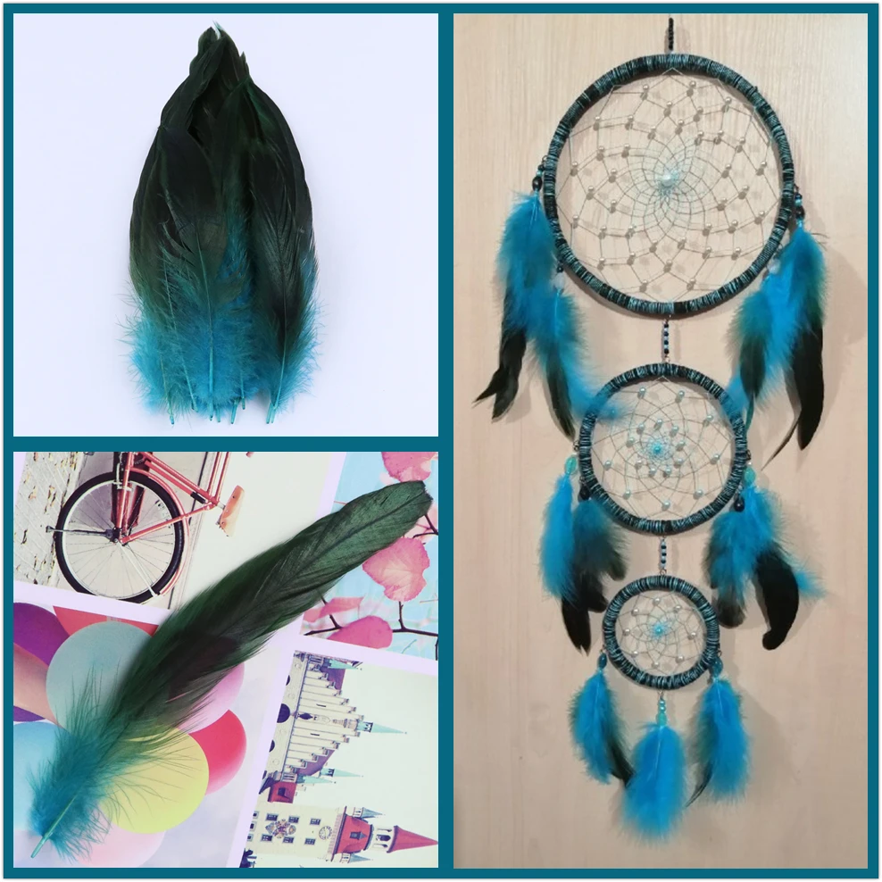 50PCS/Bag Rooster Plumes Chicken Decorative Feathers 10-15cm for DIY Jewelry Accessories Decoration Crafts