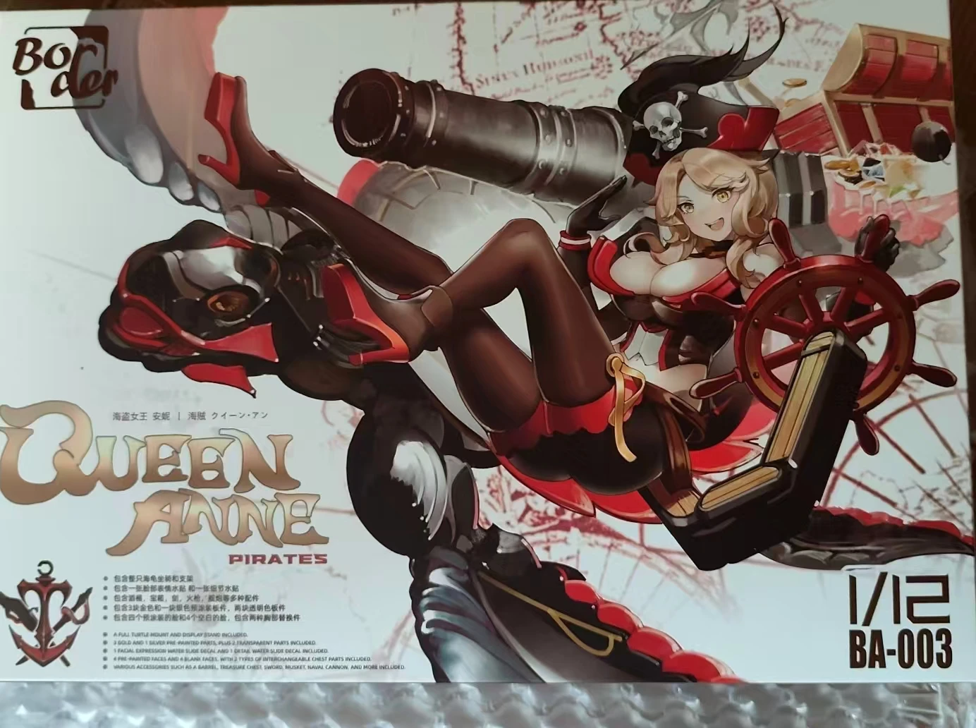 

В наличии BA-003 1/12 15 см Фигурка Капитана пиратов «Королева Анна», абсолютно новая, модель-игрушка в стиле аниме.