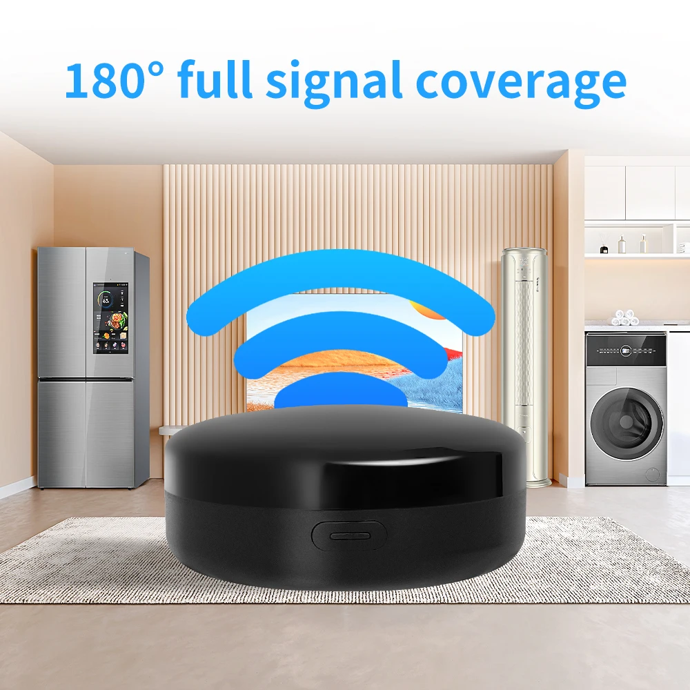 YFK Tuya WiFi Universal IR Remote Controller Smart Infrared Hub Voice Control Alexa Google Home APP Remote Control TV Air Conditioner Fan All IR Household Appliances Smart Home Automation view 8