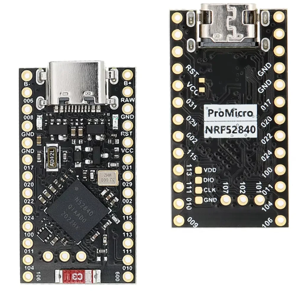 ABZW NRF52840 Development Board Compatible With Nice Nano V2.0 Bluetooth Charging Management Promicro NRF52840
