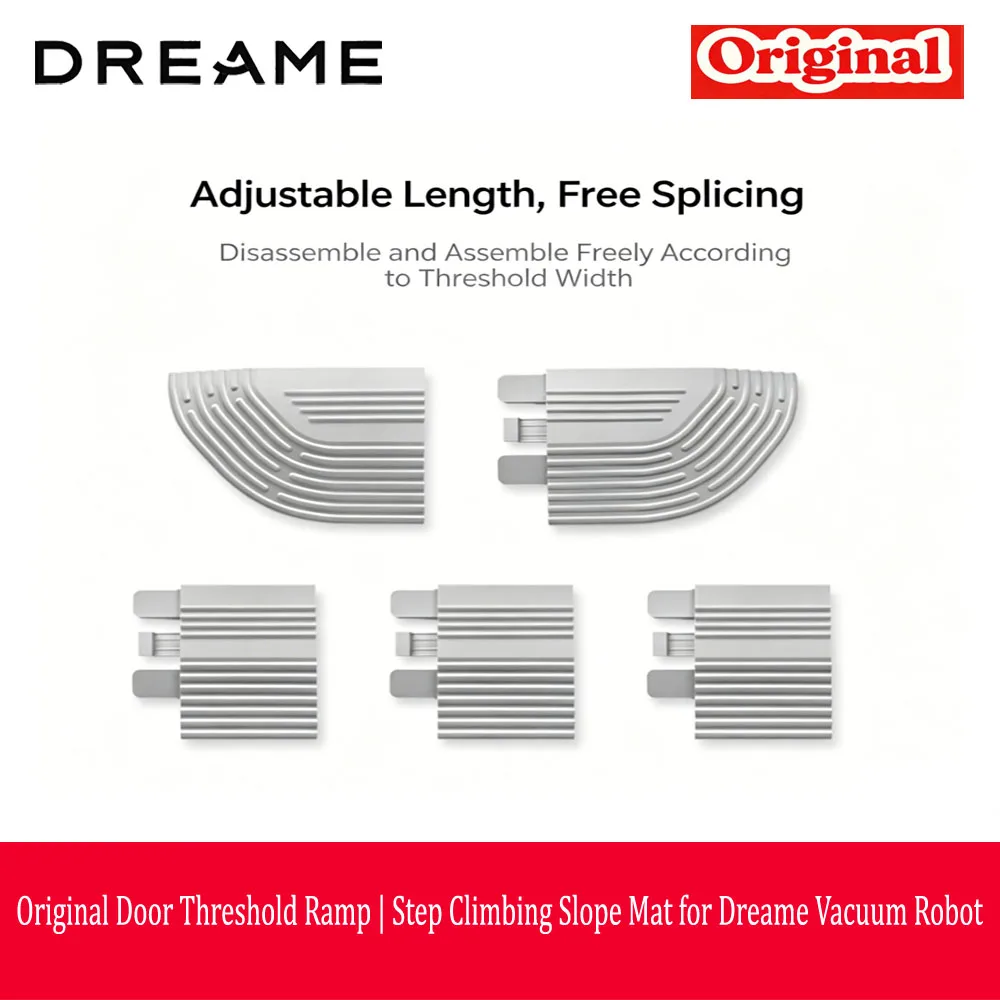 Threshold Ramp Mat for Dreame Robot Vacuum Cleaner, Step Climbing Slope Strip, Doorway Transition Ramp Accessories