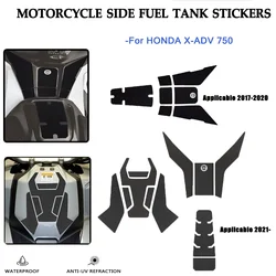 Xadv750 Motorcycle Fuel Tank Pad Stickers Protector Anti Scratch Gas TankPad Protection Decal Kit For Honda X-ADV XADV 750 2017-