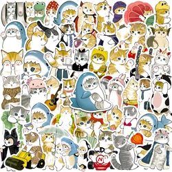 10/30/50pcs Cute Cartoon Cat Graffiti Stickers Funny Animals Kids Sticker Toy Gift DIY Phone Notebook Stationery Graffiti Decals