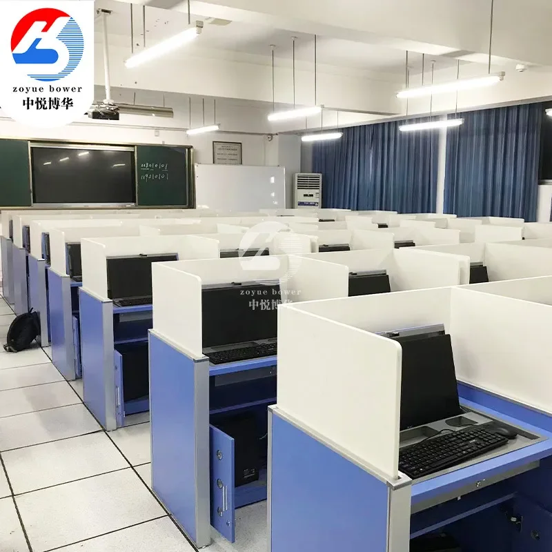 for Lifting Screen Table School Multimedia Classroom Computer Desk Exam Table Student Desk for Computer Room