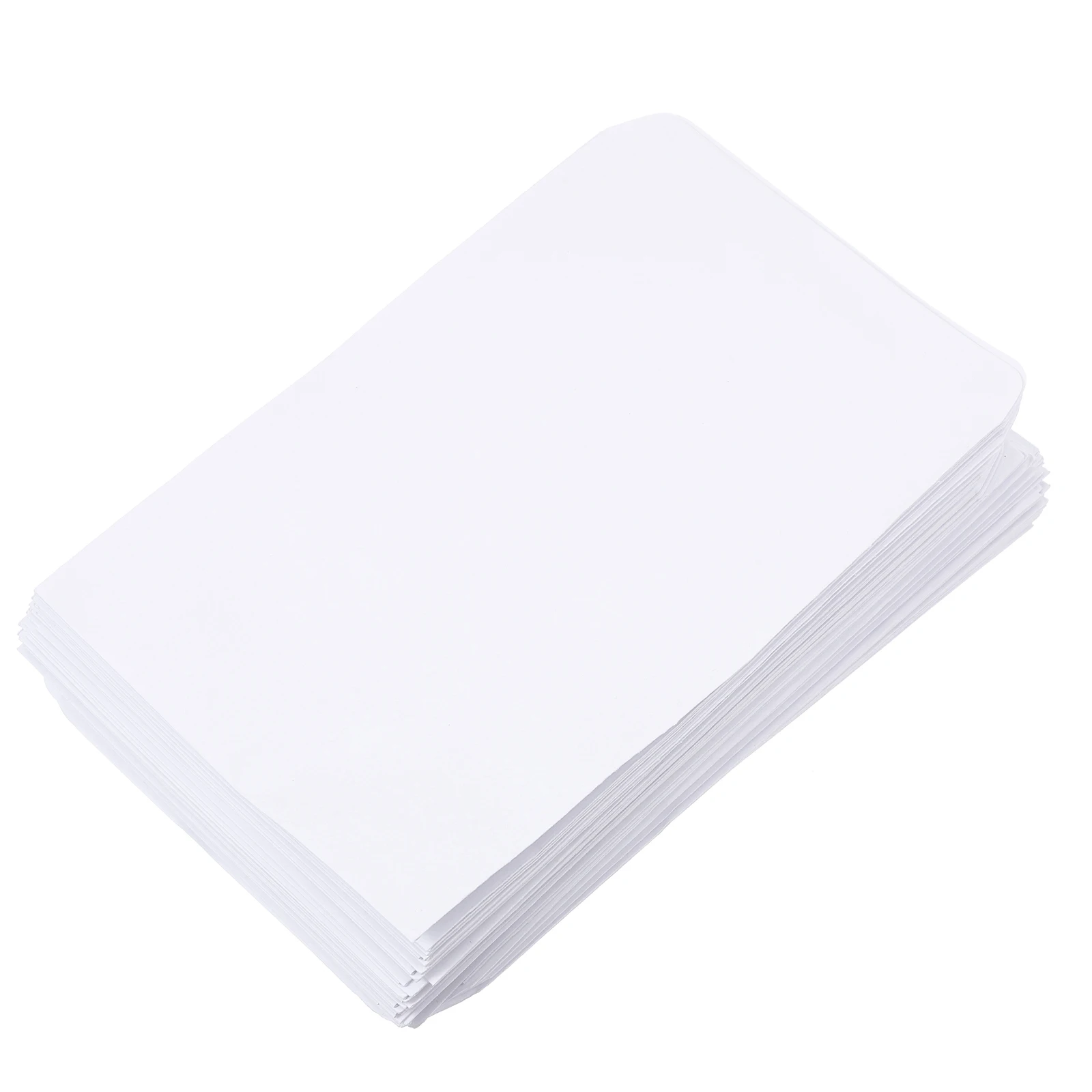 

100pcs Receipt Envelopes White Blank Paper Envelopes For Documents Cash Bills Organizing School Office Supplies