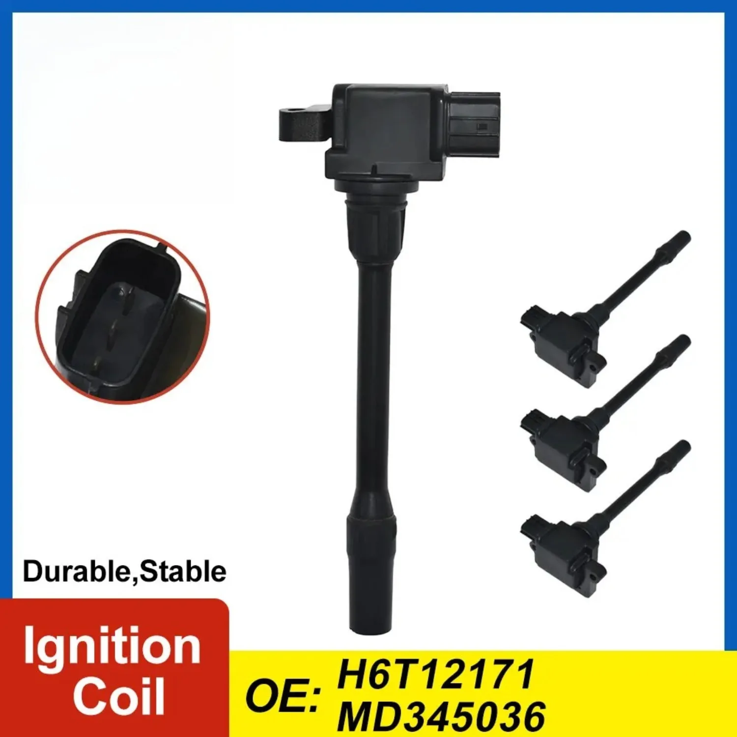 

1/4pcs Ignition Coils H6T12171 MD345036 for Mitsubishi Galant Carisma Lancer Pajero Eclipse Space Star 1.6 1.8 2.0 2.4L
