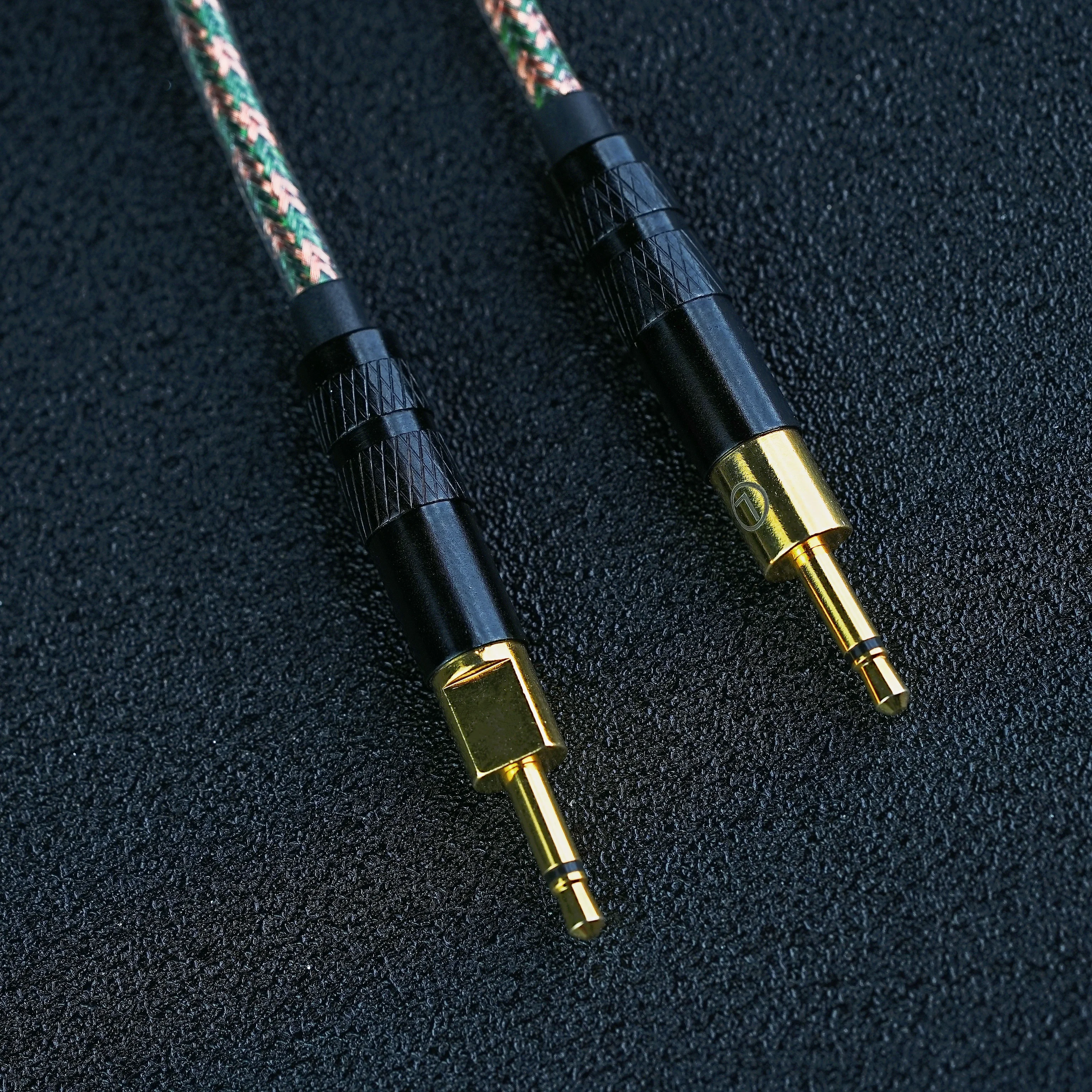 Hedacabl HD-04 2 コアヘッドフォンアップグレードケーブル 7N OCC