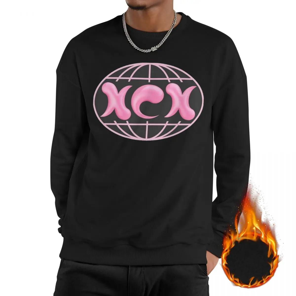 

Charli Xcx Brat Album Tour Sweatshirt Fleece Lined For Men Women Fashion Sweatshirts Graphic Pop Music Long Sleeve Shirts Hoodie