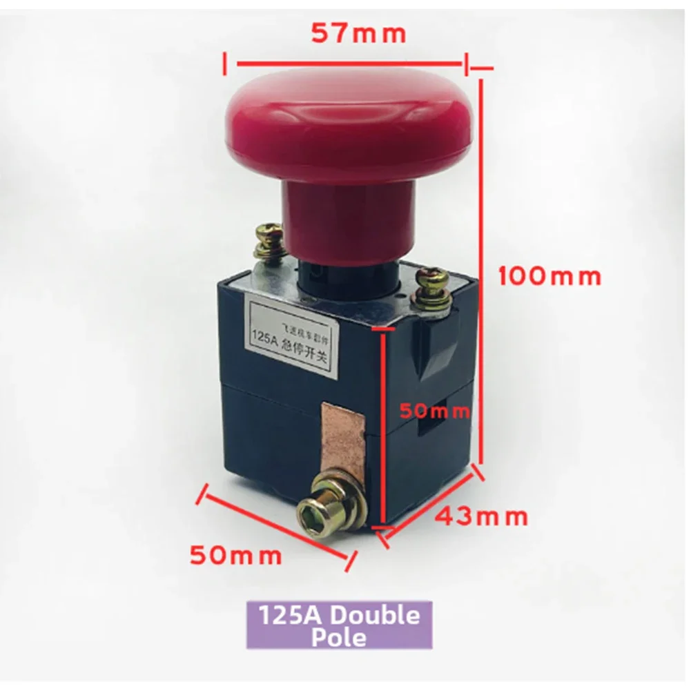 125A 250A Switch Forklift Power Switch Anti-leakage Protection Fine Workmanship High Temperature Resistant Long Service Life