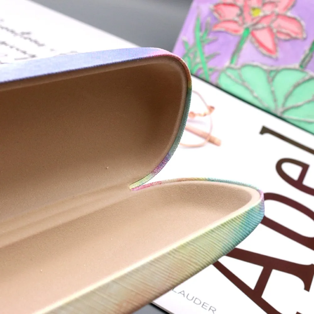 Portable Spectacle Protector Glasses Box Color Cloud Hard Shell Sunglasses Case Unisex Eyewear Storage Box Women