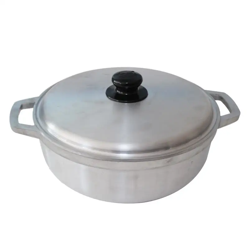 Customized Die Casting Aluminum Alloy Cookware Set 3 Piece 24 28 32cm Cooking Pot ISO9001 Certified OEM ODM Service Available