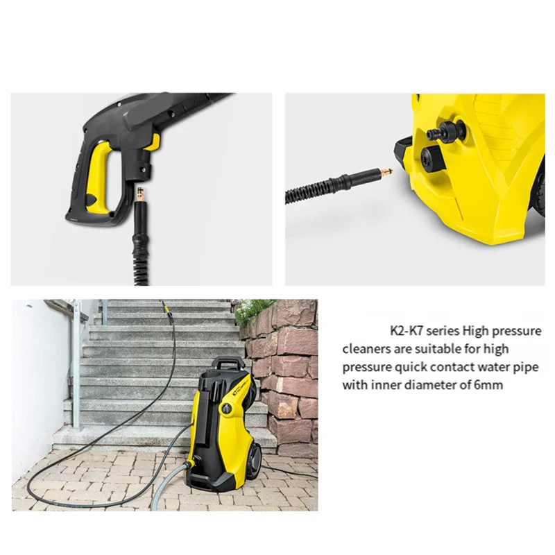 5 Meters High Pressure Washer Hose Pipe Cord Car Wash Hose Water Cleaning Extension For Karcher K2 K3 K4 K5 K6 K7 Sink-AA26