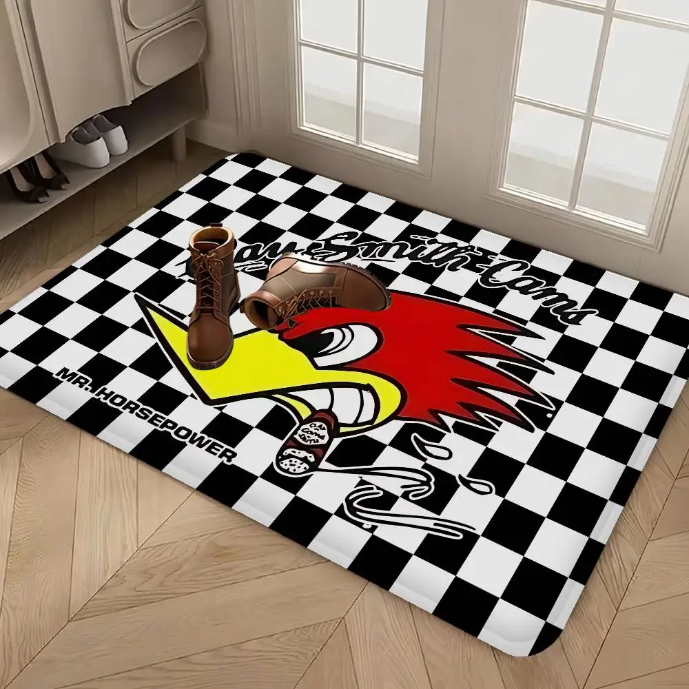 Mr H-Horsepower Room Mats Nordic Style Home Doormat Bathroom-Toilet Mats Bedroom Hotel Decor Mat