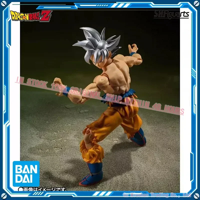 متوفر 100% أصلي من Bandai S.H.Figuarts SHF Dragon Ball Z Son Goku Ultra Instinct Toyotaro Edition VJ30TH متوفر في المخزون أنيمي #3