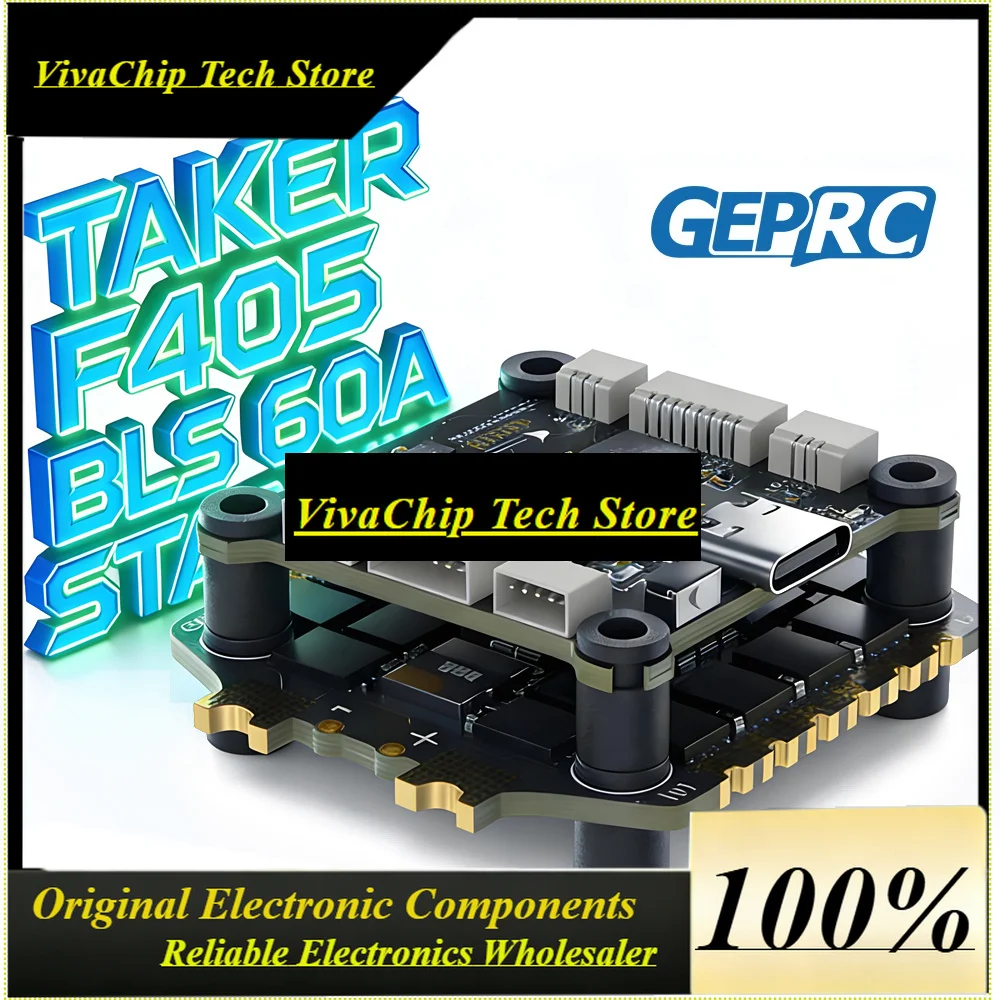 VIVaSGEPRC TAKER F405 BLS 60A 3-6S Flight Stack GEP-F405-HD Flight Controller TAKER H60_BLS 60A 4IN1 ESC For RC FPV Drone