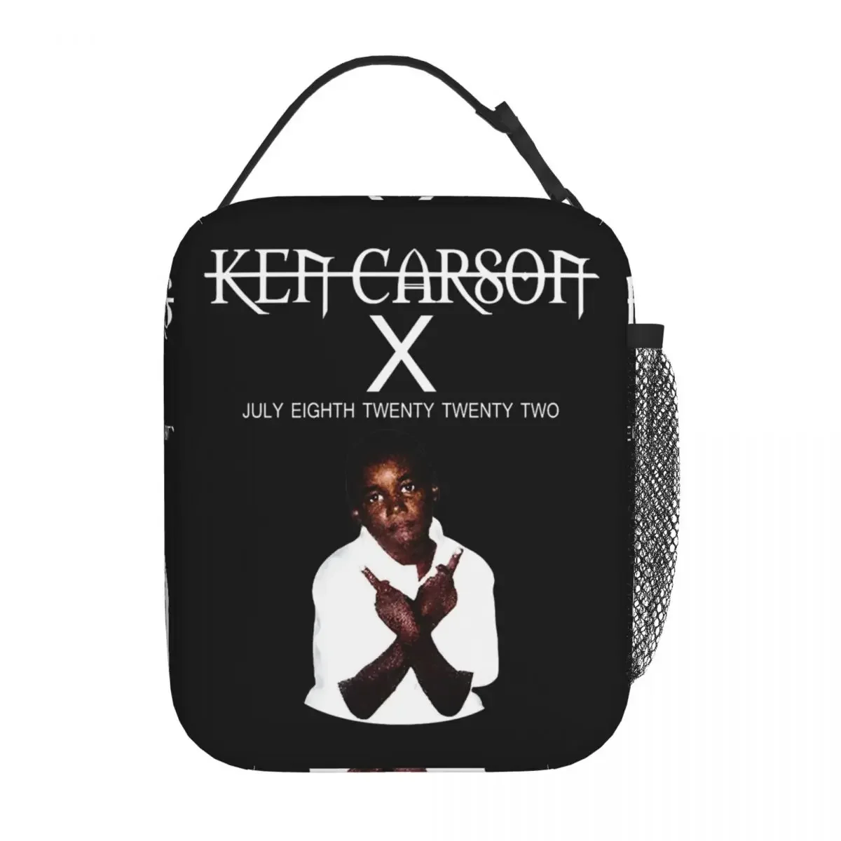 Изолированные мешки для ланча Ken Carson Merch X, Термосумка, многоразовая Герметичная сумка-тоут для ланча, пищевая сумка, Пляжная дорожная сумка