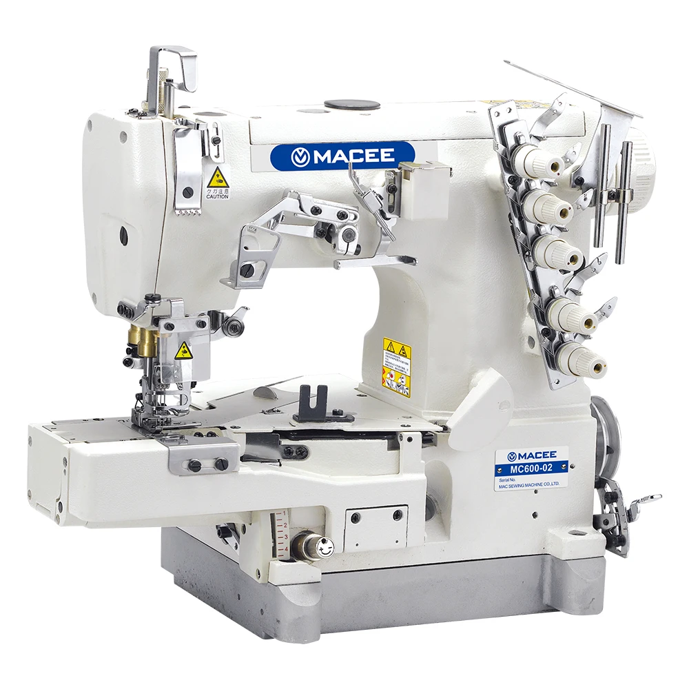 MC 600-02D Direct Drive Cylinder Bed Interlock Industrial Sewing Machine With Tape Binding