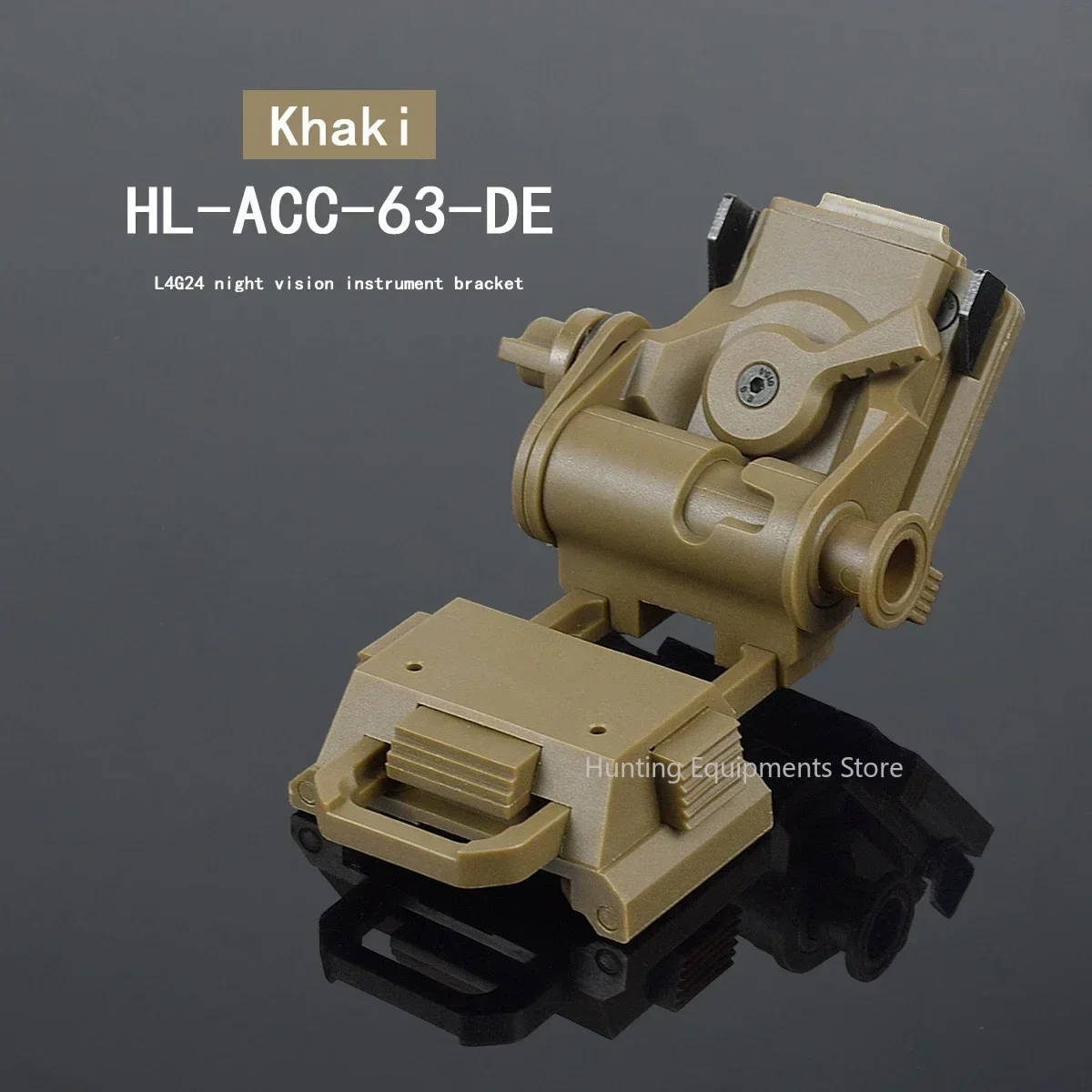 L4G24 Tactical Helmet NVG Bracket Mount Holder Foldable Night Vision Goggles Stent Nylon Mount for PVS15 PVS18 PGPNVG18