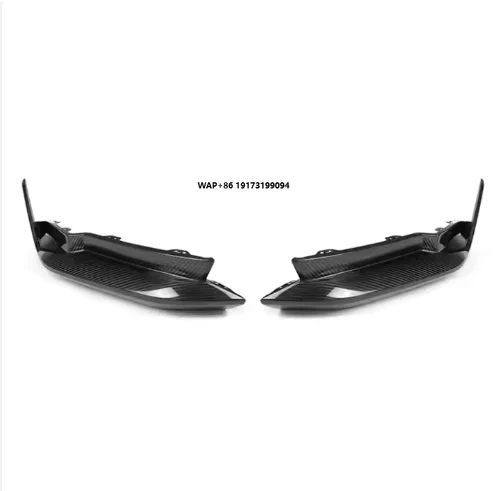 Dry Carbon Fiber Rear Diffuser Corners for G82 G83 M4 2021+ MP Style Rear Bumper Lip Wrap