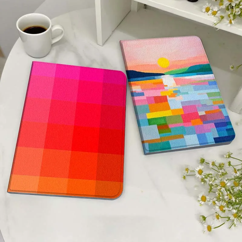 

Sunset Colorful Abstract Paint Gift Tablet Case For Samsung Galaxy Tab S7 S8 S9 S10 FE Lite