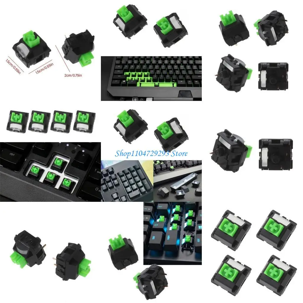 

Y2GD Green Shaft Switches For Blackwidow Gaming Mechanical Keyboard Shafts