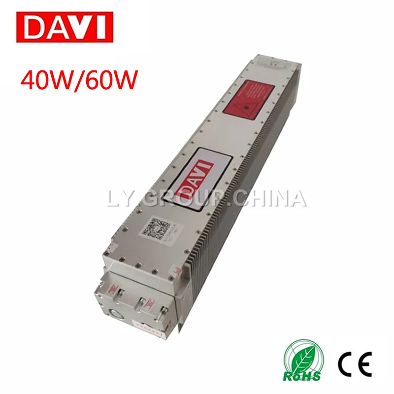 

DAVI 40W 60W Radio Frequency RF CO2 Metal Pipe Laser Marking Machine for Non-Metal Wood Acrylic Leather Paper Quick Mark