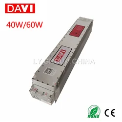 DAVI 40W 60W Radio Frequency RF CO2 Metal Pipe Laser Marking Machine for Non-Metal Wood Acrylic Leather Paper Quick Mark