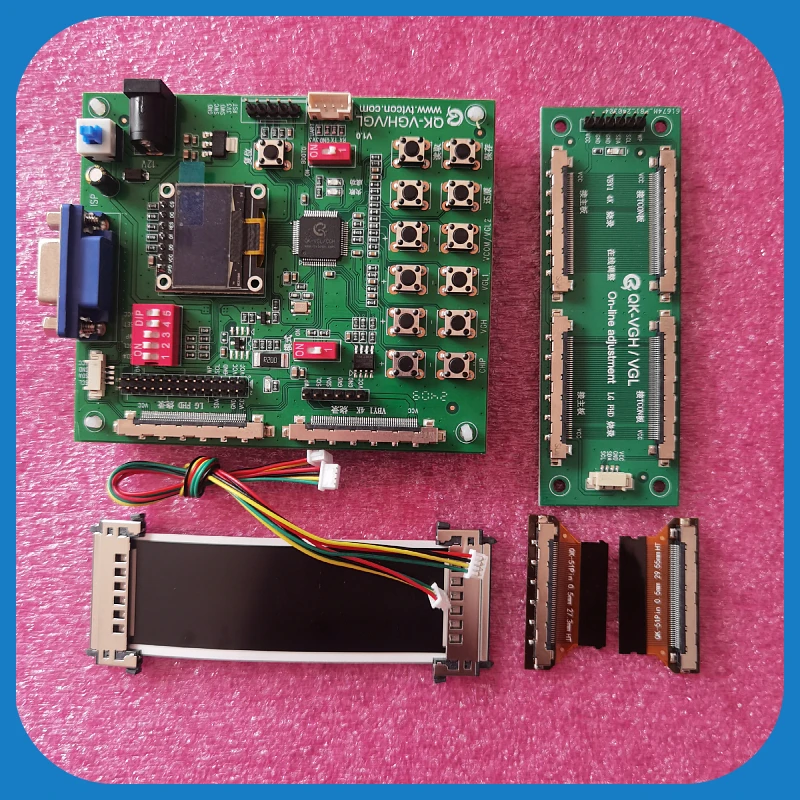 tcon programmer vgh vgl modified to fix broken Y color abnormal horizontal line