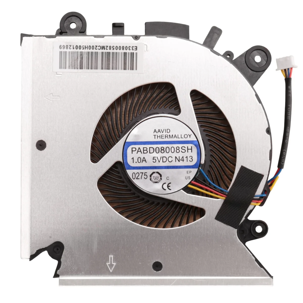 CPU Cooling Fan for MSI GF63 MS-16R1 MS-16R2 PABD08008SH N413 E322500300A HOT