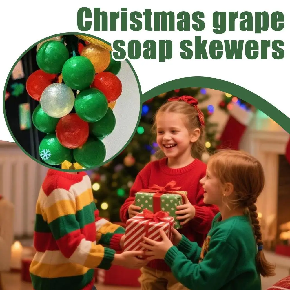 

Долговечный аромат, хрустальное виноградное мыло, украшение для гостиной, ванной комнаты, кулон, подарок, рождественский стиль, имитация виноградного мыла