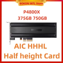 Carte demi-hauteur PCLe NVMe pour Intel Optane, SSD DC, série P4800X, 375 Go, 750 Go, 375 Go, AIC HHL, 3.0x4, nouveau