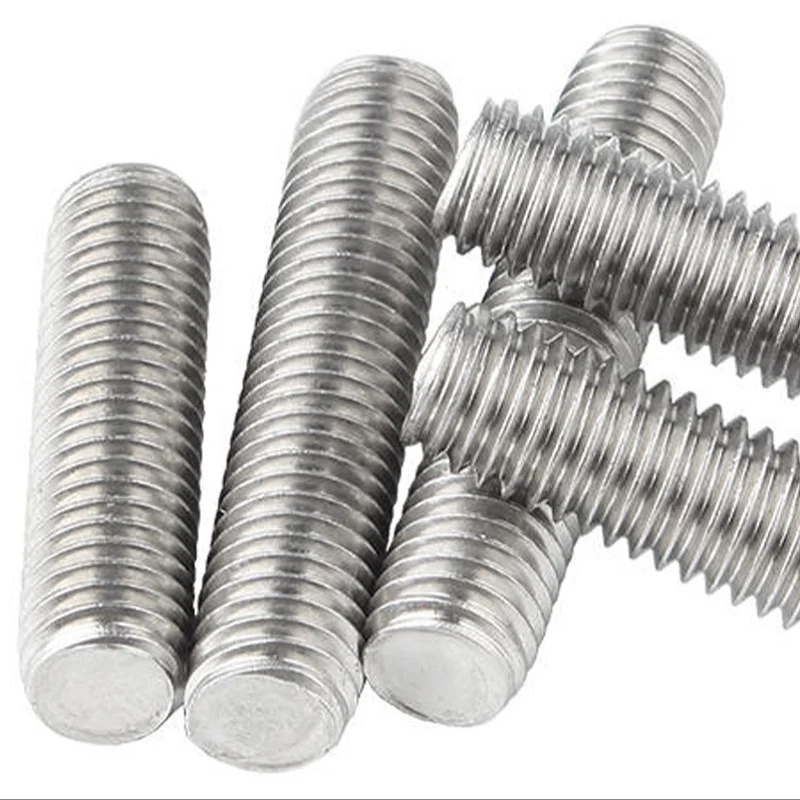 M5 DIN 976 Good Quality Fully 4mm 0.8 Thread Pitch 304 Stainless Steel Threaded Rod