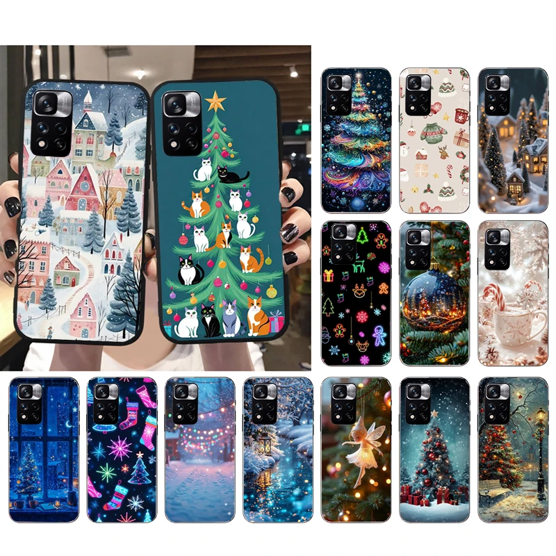 

Phone Case For Xiaomi Redmi note 14 Pro 14 13 12 11 10 Pro 14S 12S 11S Redmi 14C 13C 10 Christmas Tree Light