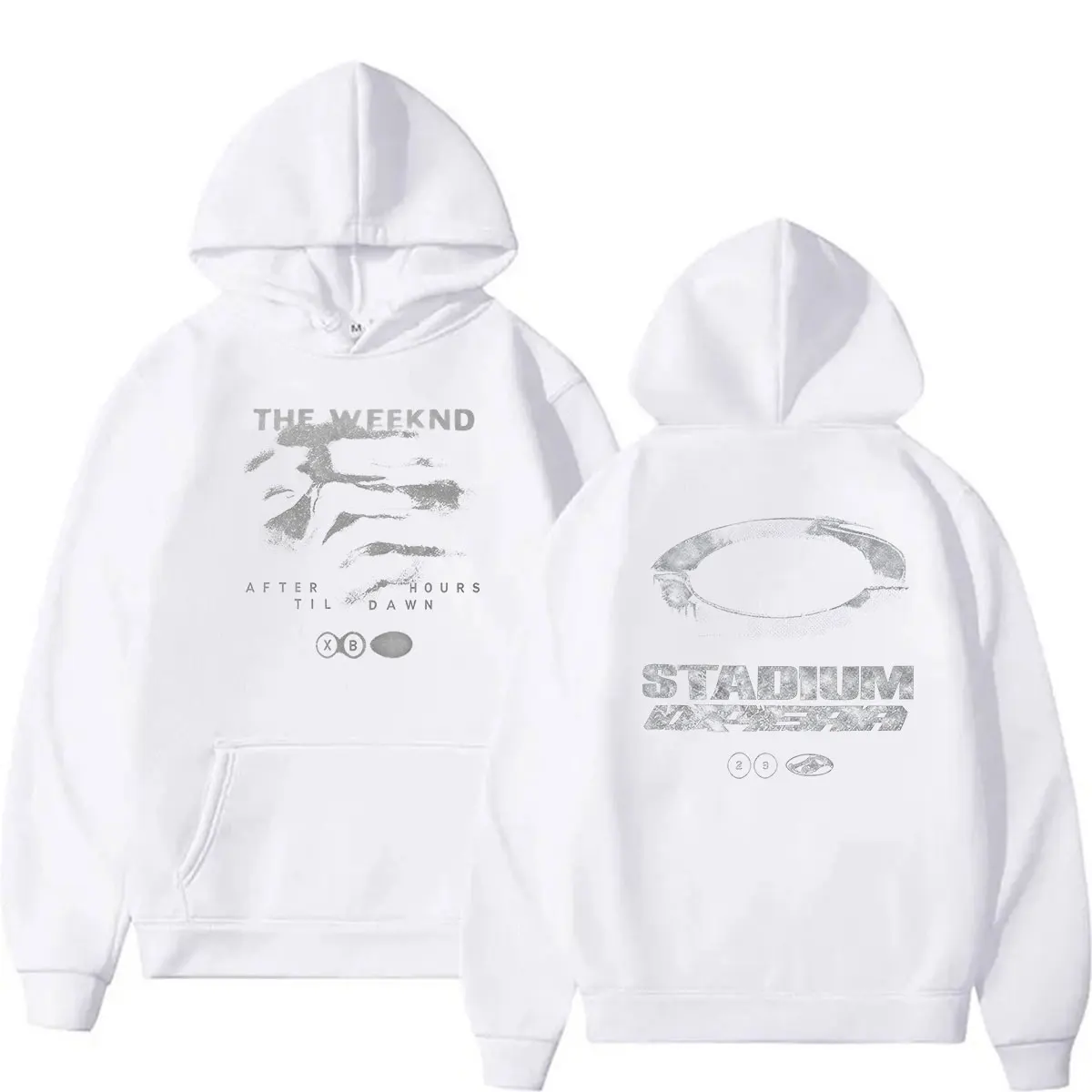 The Weeknd After Hours Til Dawn Stadium European Tour 2026 Hoodie Herren Hip-Hop Vintage Mode Pullover Sweatshirt Streetwear – Detail 4