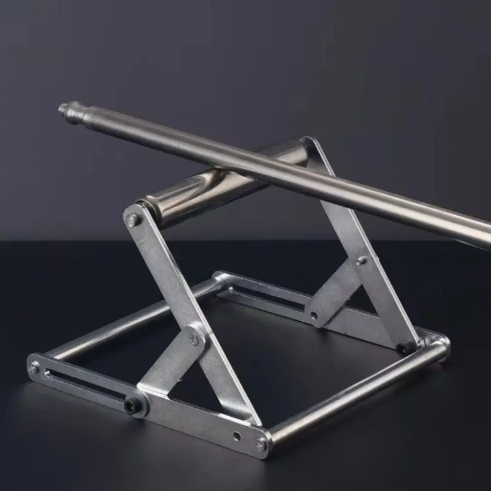 Table Saw Stand Adjustable Cutting Machine Support Frame Rust-proof Metal Cutting Machine Work Support Stand Height Tool