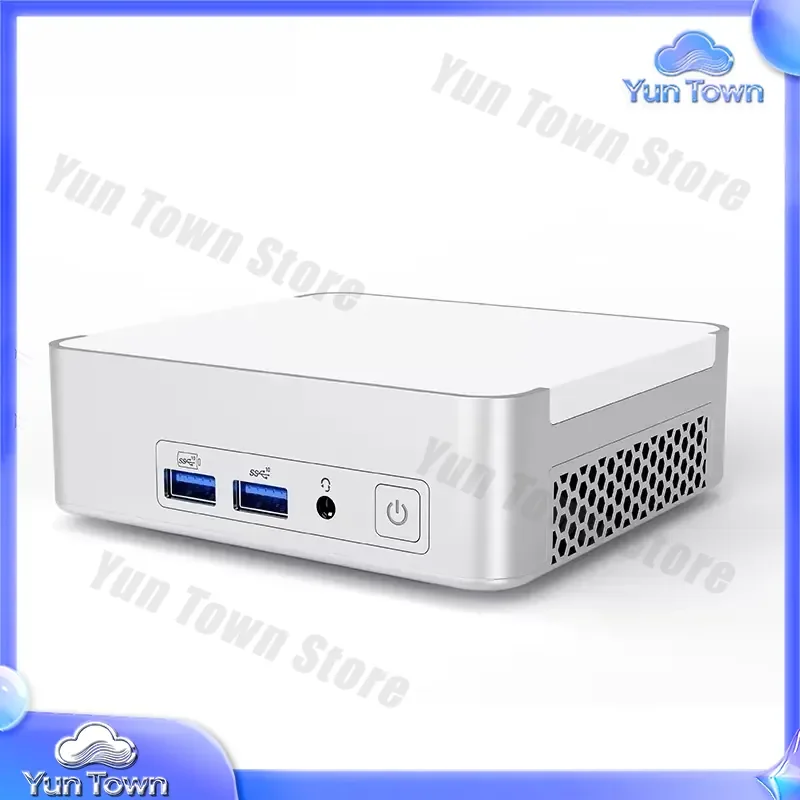 Mini PC for Leaderhub Gaming Desktop Computer Fanless Portable SFP Mini Gaming PC for RTX Graphics Card Core i7 i9 16GB 32GB