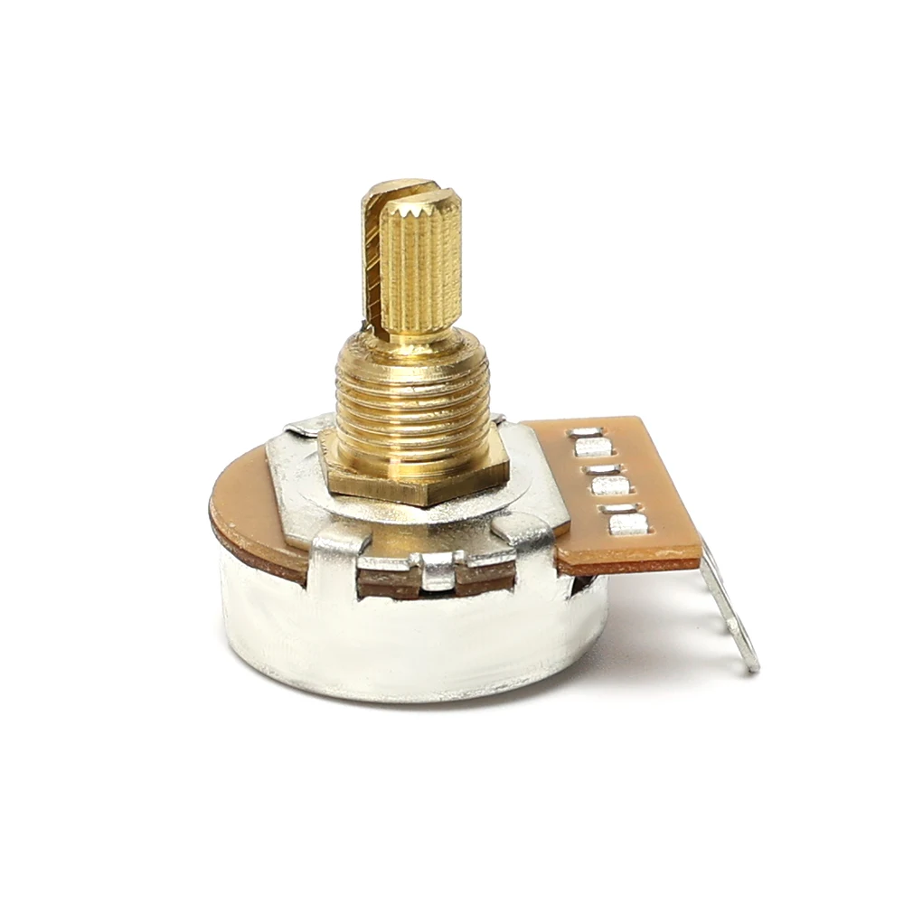 10pcs Guitar Potentiometers 24-Tooth Thread Shaft 3/8