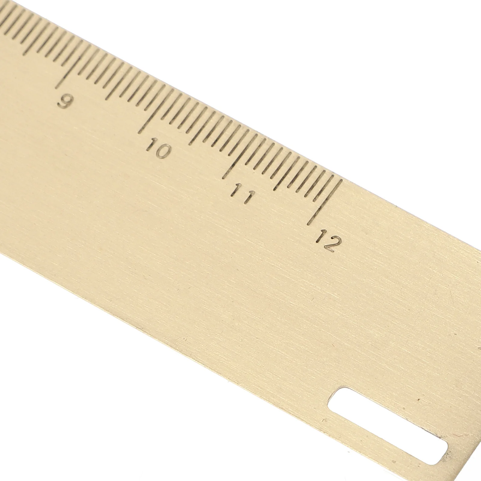 2Pcs Bookmarker Ruler High-Quality Metal Bookmark Ruler for Measuring Drawing Lightweight Straight Edge for Students Studying