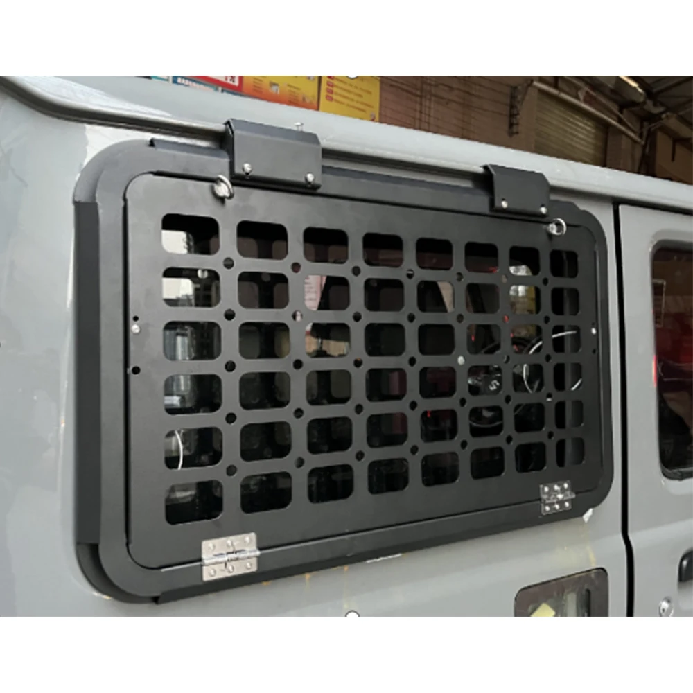 Exterior Accessories Steel Multifunctional Side Window Expansion Foldable Panel For Suzuki Jimny JB64 JB74