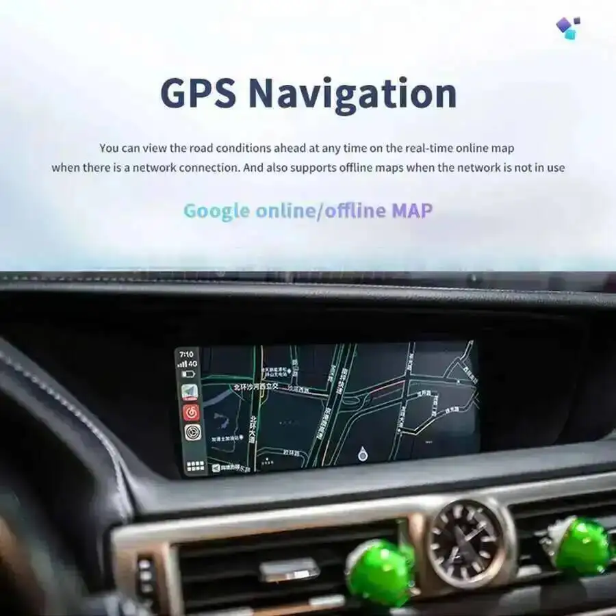 Multimedia Video Player For Lexus GS GS200 GS250 GS300 GS350 GS450 2012-2020 Touch Screen CarPlay Android 14 BT 12.3''Car Radio