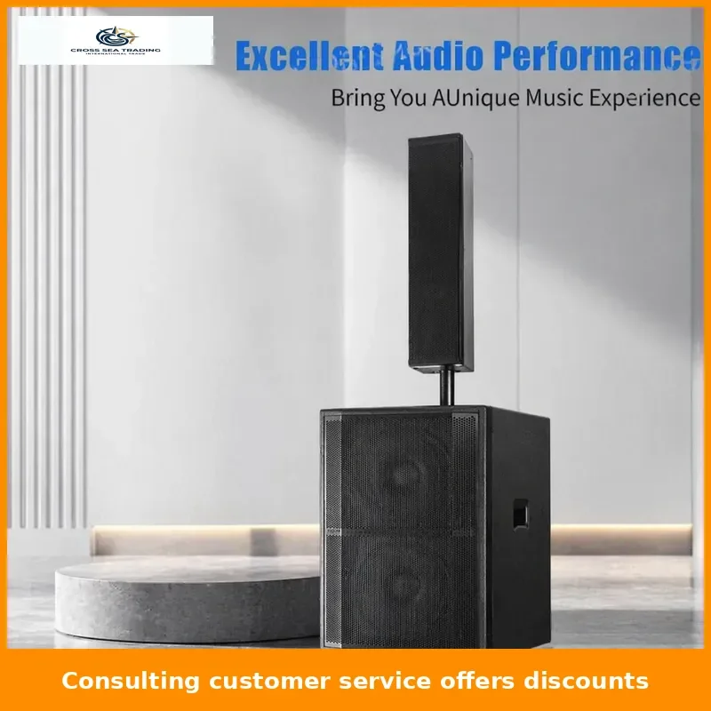 

New double 12-inch professional outdoor performance audio high-power square dance heavy bass column Bluetooth speaker