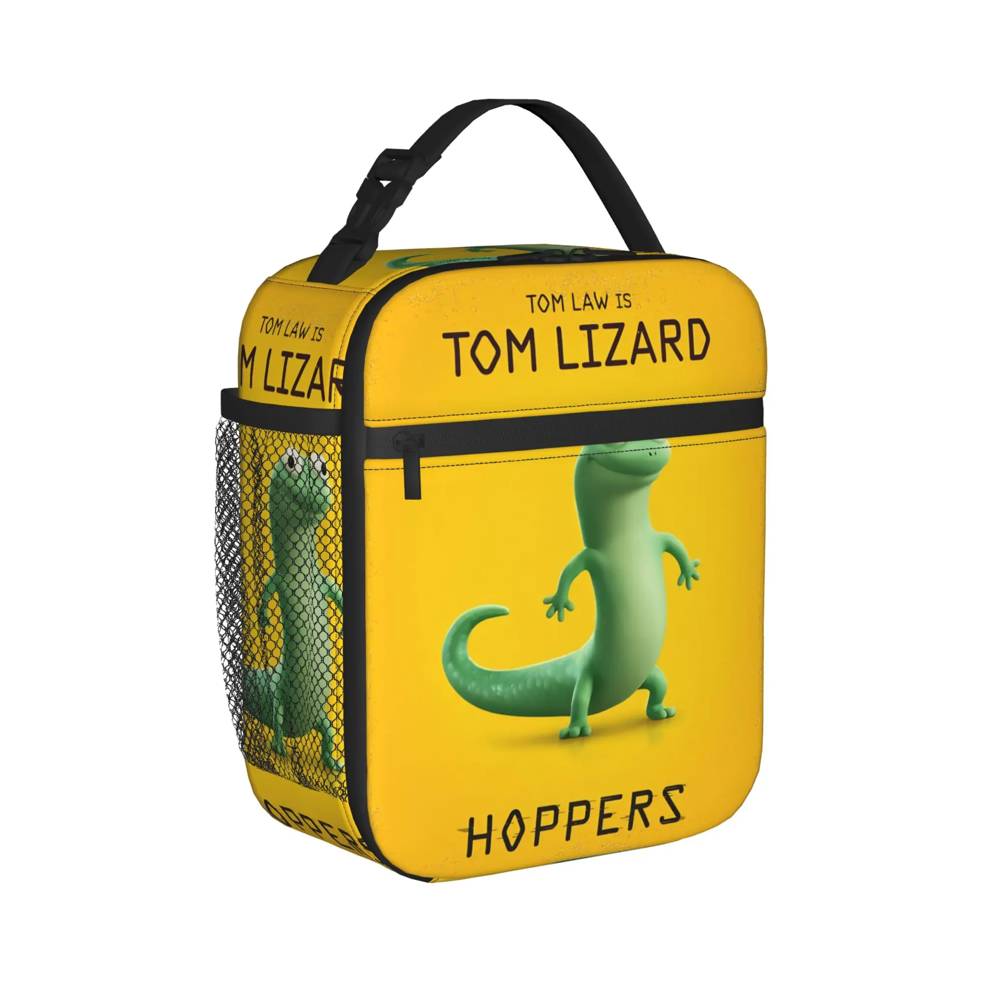 Tom Lizard Hoppers Cartoon  Insulated Lunch Bag Cooler Bag Reusable,Meal Container  Large Lunch Box Tote Food Storage Bags